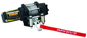 Aprove - Aprove 2500 LB Winch with Steel Cable and 4 Way Roller Corrosion Resistant Quality Tested - Image 3