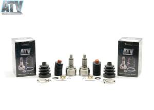 CV Joint Kits for Polaris Sportsman 550 850 2011-2014 & Scrambler 850 2014-2015 Front Outer Set of 2 Precision Machined Heat-Treated Smooth Articulation Quality Grease ATVPC