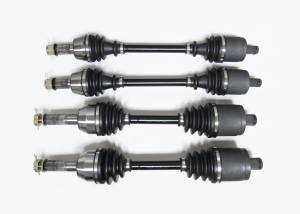 Precision Full CV Axle Set for Polaris 1332440 1332954 Front & Rear Quality Tested Heat-Treated 4140 Chromoly Steel Exact Fit ATVPC