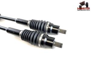 Monster Axles - Monster XP Series Full CV Axle Set for Polaris 1332858 1332894 1332895 Telescoping Built Tough 4340 Chromoly Steel Direct Fit Factory Length with 4" of Travel - Image 3