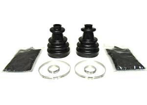 CV Boot Kits for Polaris 2201015 Inner or Outer Front Set of 2 Optimal Flexibility Quality Grease All Weather Neoprene Complete Kit ATVPC