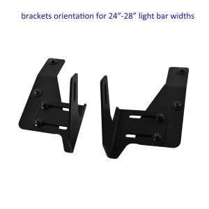 Aprove Light Bar Mounting Brackets for Polaris RZR PRO XP XP4 2020-2026 Long-Life Durability New Design