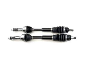 Monster XP Series Front CV Axles for Yamaha Rhino 700 2008-2013 Left & Right Telescoping Built Tough 4340 Chromoly Steel Direct Fit Factory Length with 4" of Travel