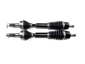 Monster XP Series Front CV Axles for CFMOTO CFORCE 800 1000 2018-2023 Left & Right Telescoping Built Tough 4340 Chromoly Steel Direct Fit Factory Length with 4" of Travel