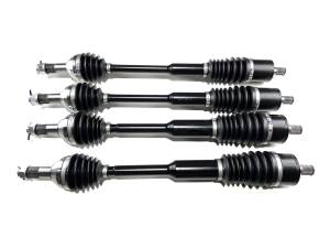 Monster XP Series CV Axle Set for Can-Am 705402282 705502757 64" Telescoping Built Tough 4340 Chromoly Steel Direct Fit Factory Length with 4" of Travel
