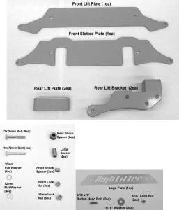 High Lifter - High Lifter 3-5'' Lift Kit for Polaris RZR XP 1000 Red Trail Proven Heavy-Duty Robust Construction Precision Engineered Rips with Monster XP Series Axles - Image 2