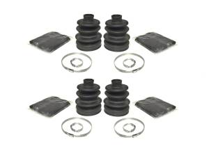 CV Boot Set for Kawasaki Brute Force 650i 2006-2008 & 750i 2005-2007 Outer Set of 4 Abrasion Resistant Heavy Duty Thicker Gauge Enhanced Rigidity Quality Grease Complete Kit ATVPC