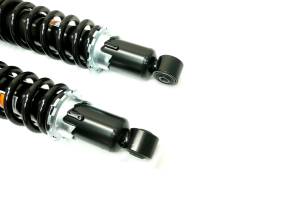 MONSTER AXLES - Monster Performance Rear Shocks for Suzuki King Quad 700 & 750 2005-2018 Left & Right Monotube Responsive Handling Optimal Damping Quality Tested Gas-charged Anti-foam Anti-shear Adjustable - Image 2