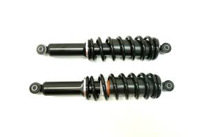 Monster Performance Front Shocks for Suzuki Eiger 400 & King Quad 400 2002-2020 Left & Right Monotube Responsive Handling Quality Tested Gas-charged Anti-foam Anti-shear Adjustable