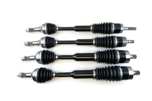 Monster XP Series Full CV Axle Set for Can-Am 705400952 705400953 705502359 Front & Rear Telescoping Built Tough 4340 Chromoly Steel Direct Fit Factory Length with 4" of Travel