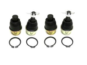 Precision Full Ball Joint Set for Can-Am 706202044 706202045 Upper & Lower Set of 4 Exact Fit Corrosion Resistant Low-Friction Pre-Greased ATVPC