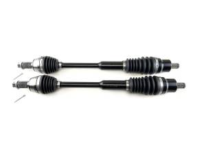Monster XP Series Front CV Axles for Polaris 1332858 Left & Right Ranger Diesel 900 Diesel Crew Telescoping Built Tough 4340 Chromoly Steel Direct Fit Factory Length with 4" of Travel