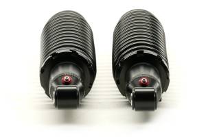 MONSTER AXLES - Monster Performance Front Shocks for Yamaha Rhino 450 660 700 2005-2013 Left & Right Monotube Responsive Handling Optimal Damping Quality Tested Gas-charged Anti-foam Anti-shear Adjustable - Image 2