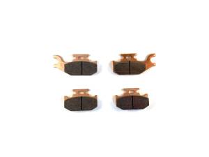 MONSTER AXLES - Monster Performance Front Brake Pad Set for Can-Am 705600349 Outlander Traxter Renegade Left & Right Quiet Braking Low-Dust All-Weather Quality Tested - Image 1