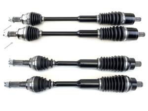 Monster XP Series Full CV Axle Set for Polaris 1333681 1332947 Front & Rear ACE 900 2017 2018 2019 Telescoping Built Tough 4340 Chromoly Steel Direct Fit Factory Length with 4" of Travel