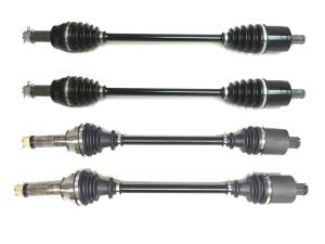 Precision Full CV Axle Set for Polaris 1333681 1332947 Front & Rear Quality Tested Heat-Treated 4140 Chromoly Steel Exact Fit ATVPC