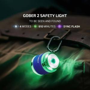 Olight - Gober 2 Smart Signal Light One Switch Control Rechargeable USB-C Charging Port 6 Color Settings Group Activities Pet Tracking Safety - Image 7