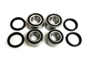 Precision Full Wheel Bearing Set for Honda Pioneer 500 Pioneer 700 700-4 Front & Rear Set of 4 Quality Tested Exact Fit Low Friction Corrosion Resistant ATVPC