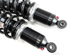 MONSTER AXLES - Monster Performance Rear Shocks for Polaris 7044139 Left & Right Ranger 400 500 570 800 Monotube Dual-Rate Responsive Handling Quality Tested Gas-charged Anti-foam Anti-shear Adjustable - Image 4