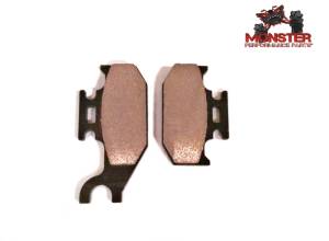 MONSTER AXLES - Monster Performance Full Brake Pad Set for Yamaha Rhino 450 660 2004-2009 & Raptor 700 2007-2012 Front & Rear Quiet Braking Low-Dust All-Weather Quality Tested - Image 3