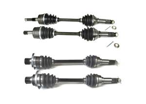 Precision Full CV Axle Set for Yamaha Grizzly 660 4x4 2002 Front & Rear Quality Tested Heat-Treated 4140 Chromoly Steel Exact Fit ATVPC