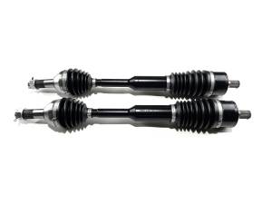 Monster XP Series Rear CV Axles for Can-Am 705503100 Left & Right Telescoping Built Tough 4340 Chromoly Steel Direct Fit Factory Length with 4" of Travel