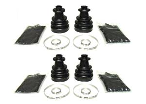 CV Boot Kit Set for Polaris 2201015 Inner & Outer Front Optimal Flexibility Quality Grease All Weather Neoprene Complete Kit ATVPC