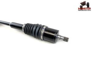 MONSTER AXLES - Monster XP Series Front Right CV Axle & Brg for Can-Am 705401801 Telescoping Built Tough 4340 Chromoly Steel Direct Fit Factory Length with 4" of Travel - Image 3