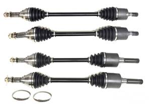 Precision Full CV Axle Set for John Deere AM137010 AM142936 AM141847 Front & Rear 4140 Chromoly Steel Exact Fit Heat-Treated ATVPC