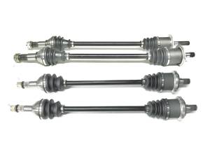 Precision Full CV Axle Set for Can-Am 705401235 705401236 Front & Rear Quality Tested Heat-Treated 4140 Chromoly Steel Exact Fit ATVPC