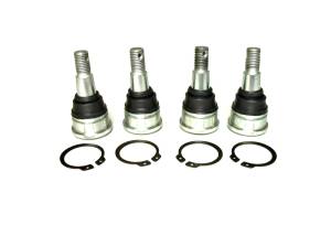 Full Ball Joint Set for Can-Am DS250 2006-2018 Upper & Lower  Set of 4 Low-Friction Pre-Greased Precision Machined ATVPC