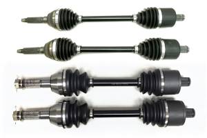 Precision Full CV Axle Set for Polaris Sportsman X2 & Touring 500 700 800 2007-2009 Front & Rear Quality Tested Heat-Treated 4140 Chromoly Steel Exact Fit ATVPC