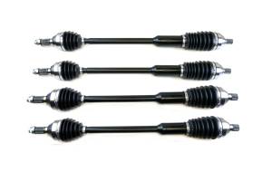 Monster XP Series Full CV Axle Set for Can-Am 705402048 705502362 705502362 Front & Rear Telescoping Built Tough 4340 Chromoly Direct Fit Factory Length with 4" of Travel