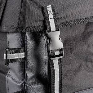 ATV Parts Connection - Cargo Bag for ATV Motorcycle Snowmobile Black Weather Resistant Canvas Multiple Pockets Removable Bags Dual Bottle Holders ATVPC - Image 5