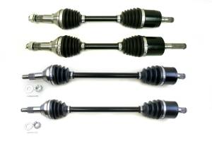 Precision Full CV Axle Set for Can-Am  705402237 705402238 705503025 705503024 XMR Outlander Front & Rear Quality Tested Heat-Treated 4140 Chromoly Steel Exact Fit ATVPC
