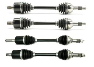 Precision Full CV Axle Set for Can-Am 705402879 705402880 705502541 Front & Rear Quality Tested Heat-Treated 4140 Chromoly Steel Exact Fit ATVPC