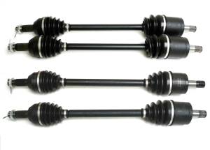 Precision Full CV Axle Set for Honda Pioneer 1000 & 1000-5 2016-2021 Front & Rear Quality Tested Heat-Treated 4140 Chromoly Steel Exact Fit ATVPC