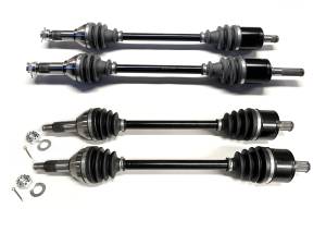 Precision Full CV Axle Set for Can-Am 705402030 705402031 Front & Rear Quality Tested Heat-Treated 4140 Chromoly Steel Exact Fit ATVPC
