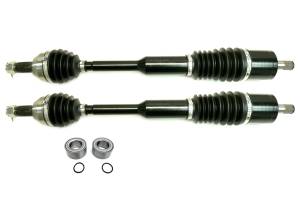Monster XP Series Front CV Axles & Brgs for Honda Pioneer 1000 & 1000-5 2016-2021 Left & Right Telescoping Built Tough 4340 Chromoly Steel Direct Fit Factory Length with 4" of Travel