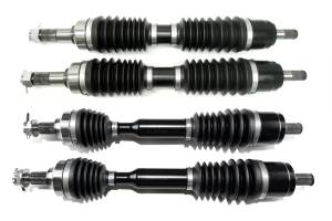 Monster XP Series Full CV Axle Set for Honda 44350-HR4-A22 44250-HR4-A22 42250-HR6-A62 Telescoping Built Tough 4340 Chromoly Steel Direct Fit Factory Length with 4" of Travel