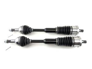 Monster XP Series Rear CV Axles for Can-Am 705501794 Left & Right Telescoping Built Tough 4340 Chromoly Steel Direct Fit Factory Length with 4" of Travel