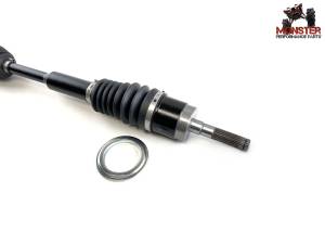 MONSTER AXLES - Monster XP Series Front Right CV Axle for Can-Am 705400952 Telescoping Built Tough 4340 Chromoly Steel Direct Fit Factory Length with 4" of Travel - Image 4