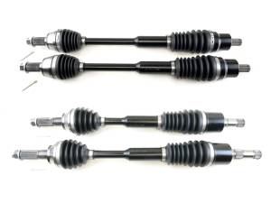 Monster XP Series Full CV Axle Set for Polaris 1332858 1332894 1332895 Telescoping Built Tough 4340 Chromoly Steel Direct Fit Factory Length with 4" of Travel
