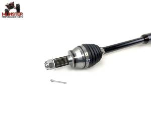 MONSTER AXLES - Monster XP Series Front CV Axle for Polaris 1333263 Left or Right RZR S 900 1000 RZR 4 900 General 1000 Telescoping Built Tough 4340 Chromoly Steel Factory Length with 4" of Travel - Image 4
