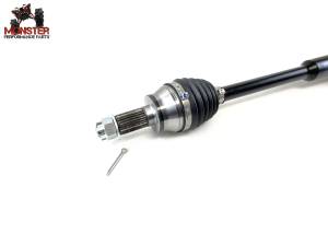 MONSTER AXLES - Monster XP Series Front CV Axle for Polaris  1333681 Left or Right ACE 900 2017 2018 2019 Telescoping Built Tough 4340 Chromoly Steel Direct Fit Factory Length with 4" of Travel - Image 4