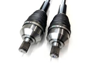 MONSTER AXLES - Monster XP Series Front CV Axles for Can-Am Maverick R 705402490 Left & Right Telescoping Built Tough 4340 Chromoly Steel Direct Fit Factory Length with 4" of Travel - Image 4