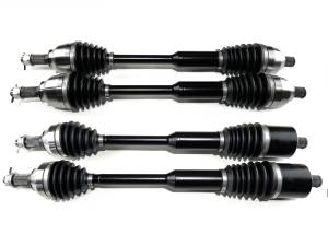 Monster XP Series Full CV Axle Set for Polaris RZR PRO XP XP4 2020-2026 Front & Rear Telescoping Built Tough 4340 Chromoly Steel Direct Fit Factory Length with 4" of Travel