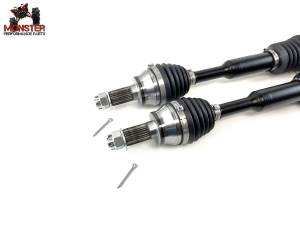 MONSTER AXLES - Monster XP Series Front CV Axles & Brgs for Polaris 1333948 Left & Right RZR 900 50" 55" Trail 900 Telescoping Built Tough 4340 Chromoly Steel Direct Fit Factory Length with 4" of Travel - Image 3