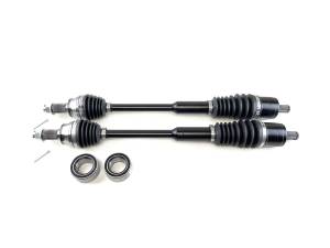 Monster XP Series Front CV Axles & Brgs for Polaris 1333681 Left & Right ACE 900 2017 2018 2019 Telescoping Built Tough 4340 Chromoly Steel Direct Fit Factory Length with 4" of Travel