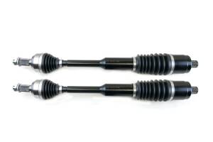 Monster XP Series Rear CV Axles for Polaris  1333081 Left & Right RZR S 900 1000 Trail S RZR 4 900 General 1000 1000-4 Telescoping Built Tough 4340 Chromoly Factory Length with 4" of Travel